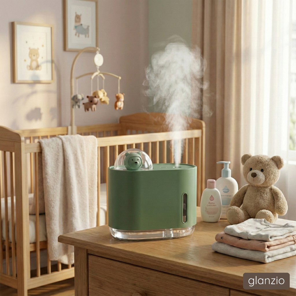 Bear Ultrasonic Humidifier by glanzio | Stylish, Cool Mist & Playful Comfort for Home & Offices