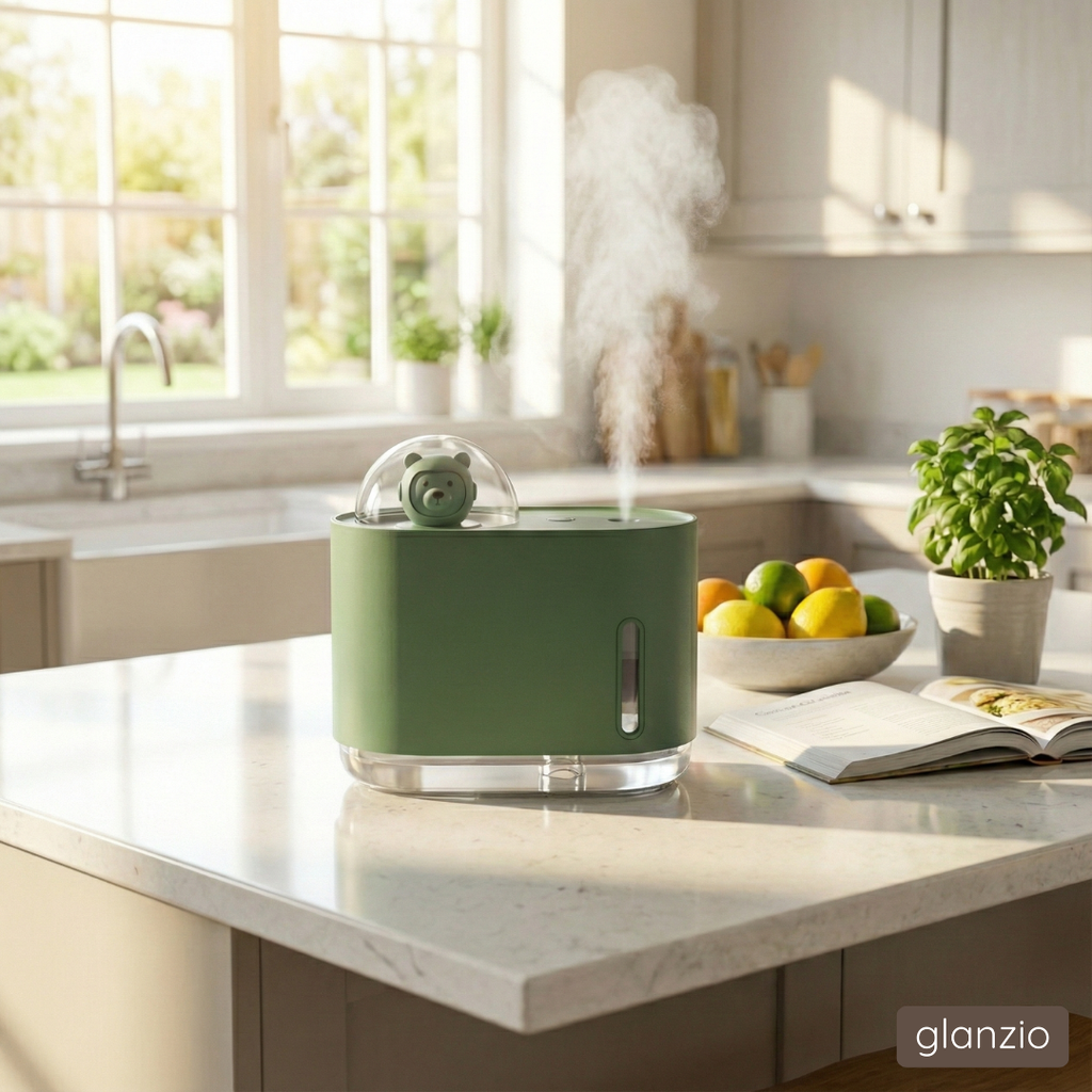 Bear Ultrasonic Humidifier by glanzio | Stylish, Cool Mist & Playful Comfort for Home & Offices