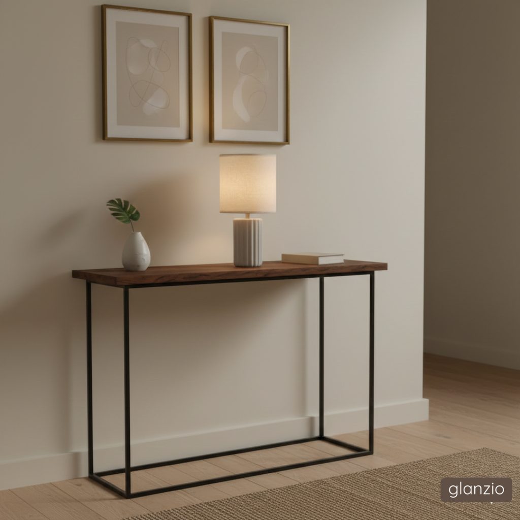 Glanzio Table Lamp with Marble Base | Luxury Ambient Bedside & Living Room Lamp