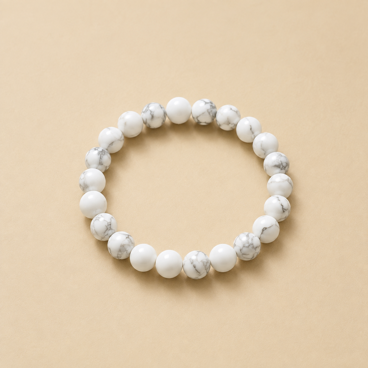 Howlite Bracelet - Calm Your Mind & Reduce Overthinking