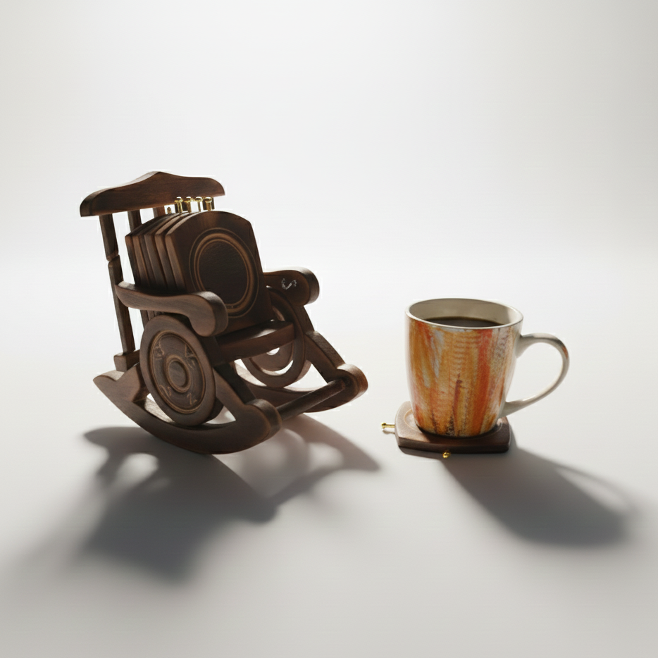 Rocking Heritage Wooden Coaster Chair – By The Glanzio