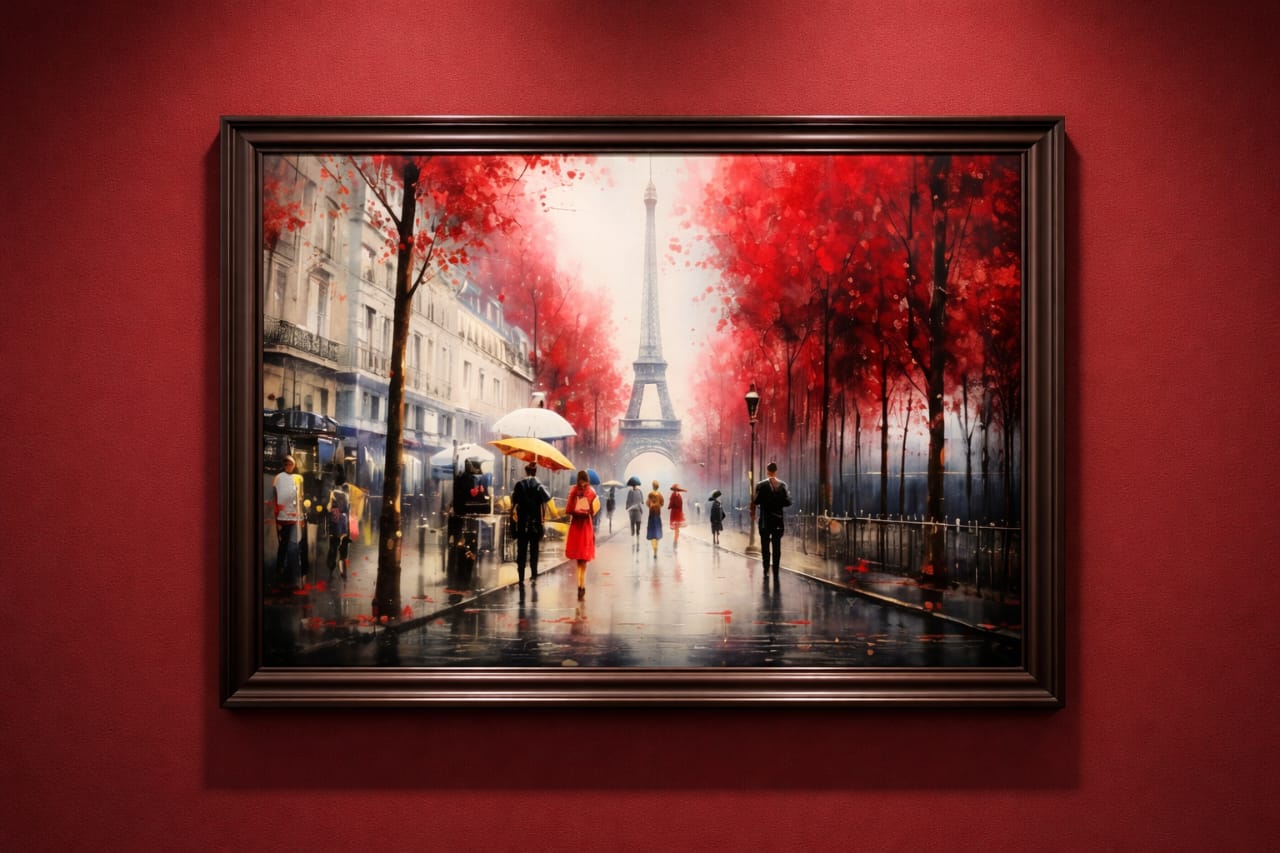 Boulevard de L’Amour, Paris | Luxury Paris Wall Art & Romantic Canvas