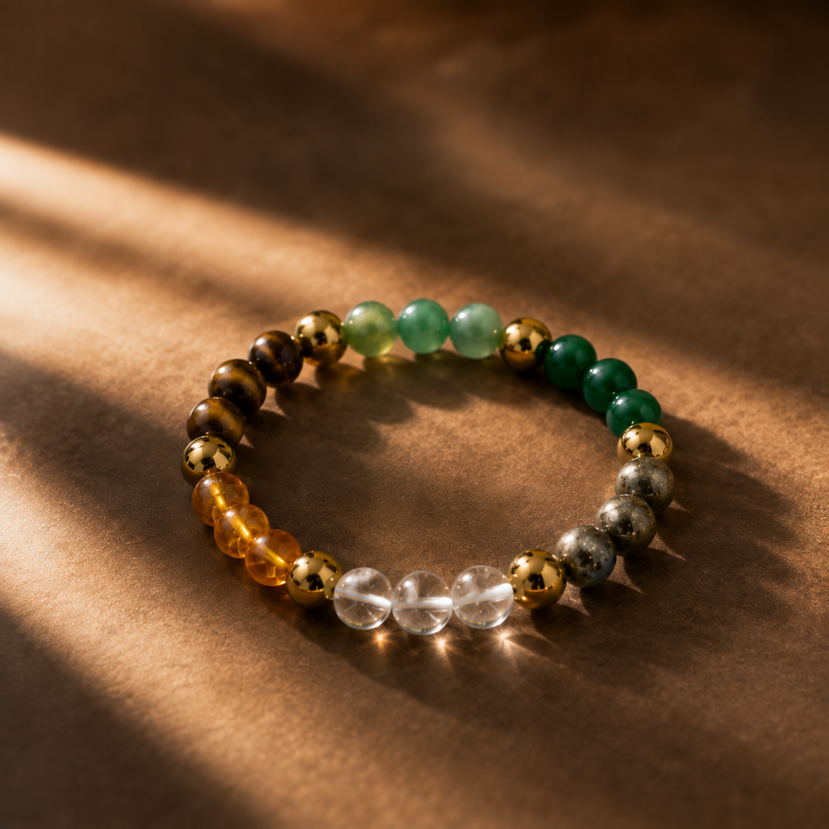 Dhan Yog Bracelet - Natural Stone Bracelet for Prosperity, Abundance & Positive Energy