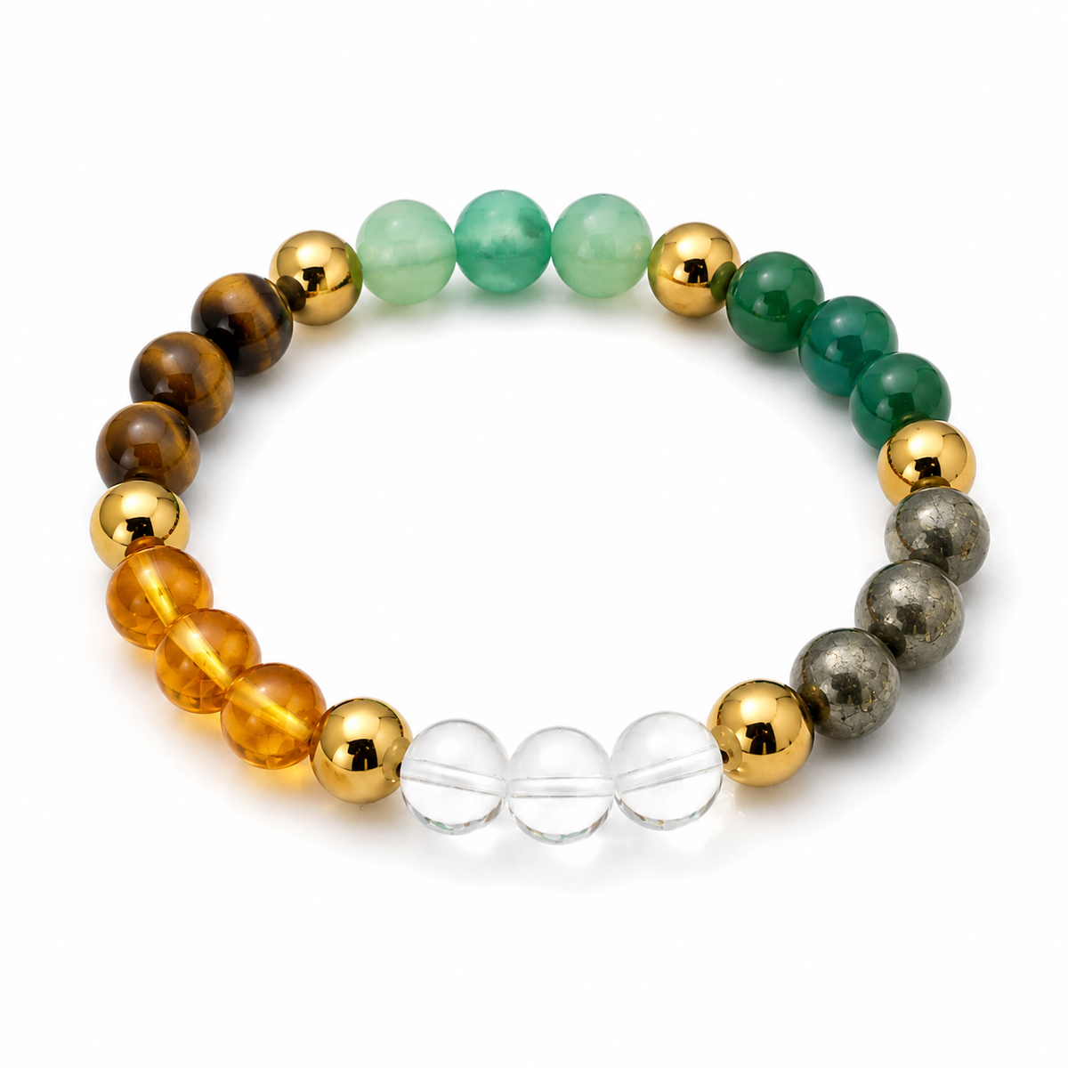 Dhan Yog Bracelet - Natural Stone Bracelet for Prosperity, Abundance & Positive Energy